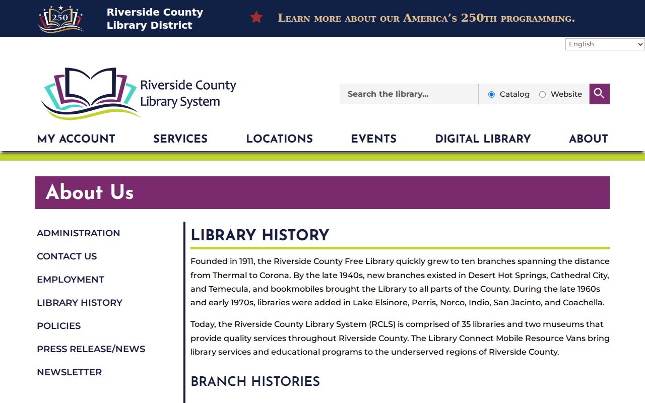 Menifee city directory library history and local collections