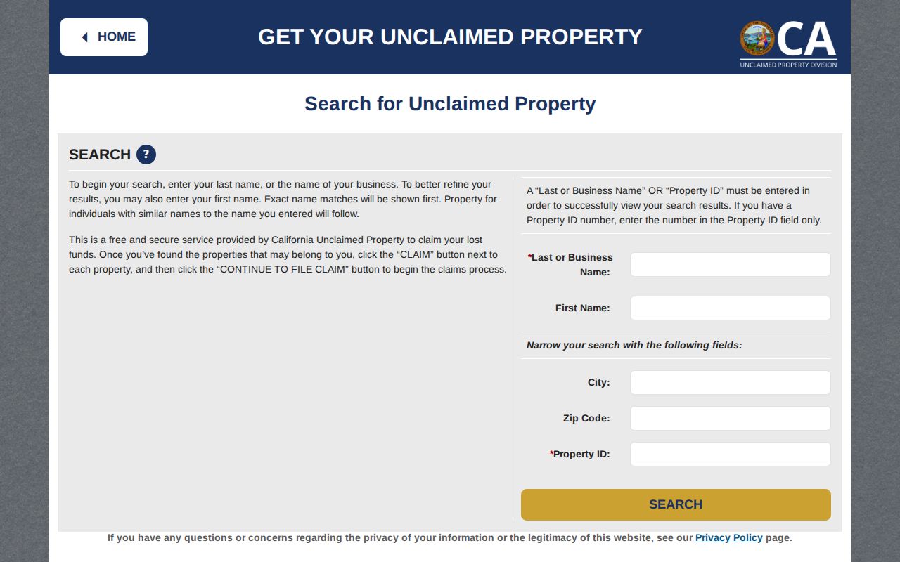 Menifee residents directory California unclaimed property search