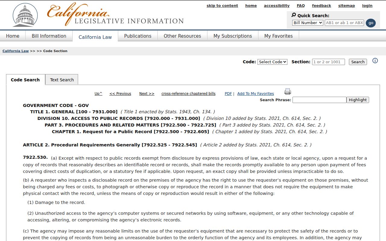 Menifee neighbors California public records request guidance